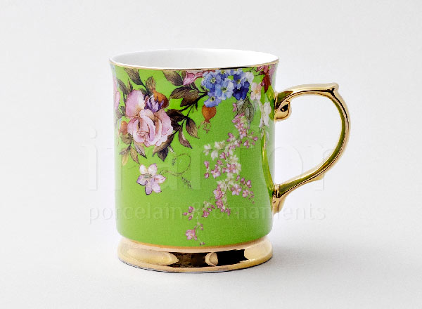 Кружка Flower зеленый Royal Classics
