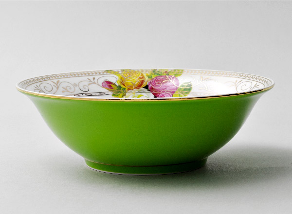 Salad bowl Rainbow Green Royal Classics
