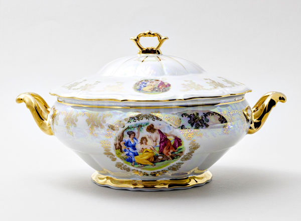 Супница Мадонна Перламутр Мария-Тереза