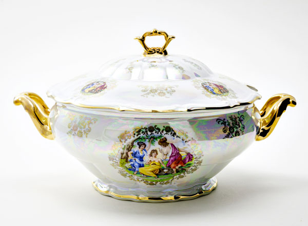 Супница Мадонна Перламутр Мария-Тереза