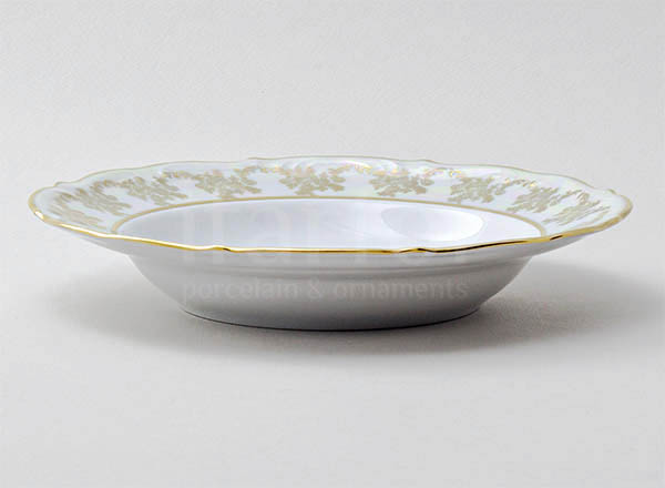 Тарелка глубокая Мадонна Перламутр