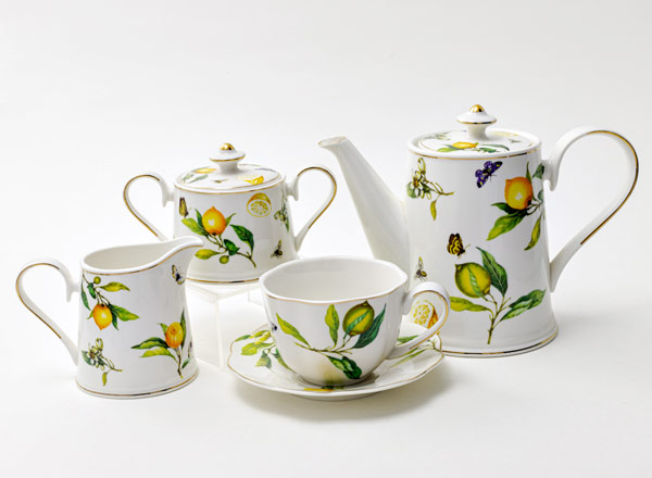Tea Set Lemons 6/15 Royal Classics