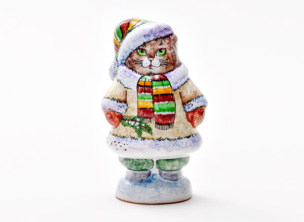 Скульптура Котик в шубке