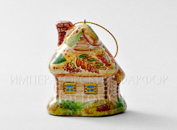Елочная игрушка Избушка Избушка. Осень