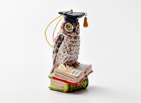 Елочная игрушка Мудрая сова