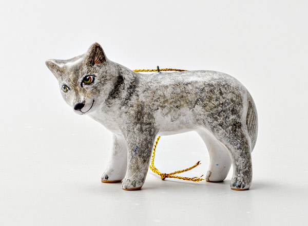 Елочная игрушка Волк