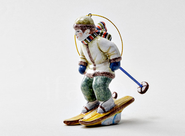 Елочная игрушка Маленький лыжник Маленький лыжник 3