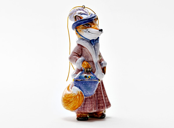 Елочная игрушка Золотой ключик. Лиса Алиса