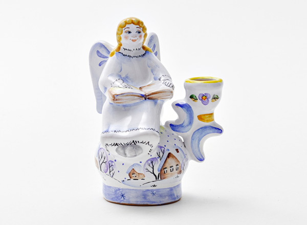 Подсвечник Ангел с книгой