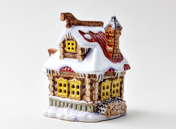 Подсвечник Изба Деда Мороза Изба