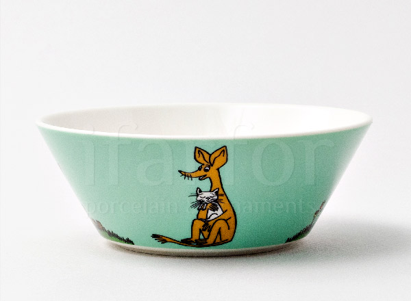 Tea bowl Sniff (turquoise) Arabia MOOMIN