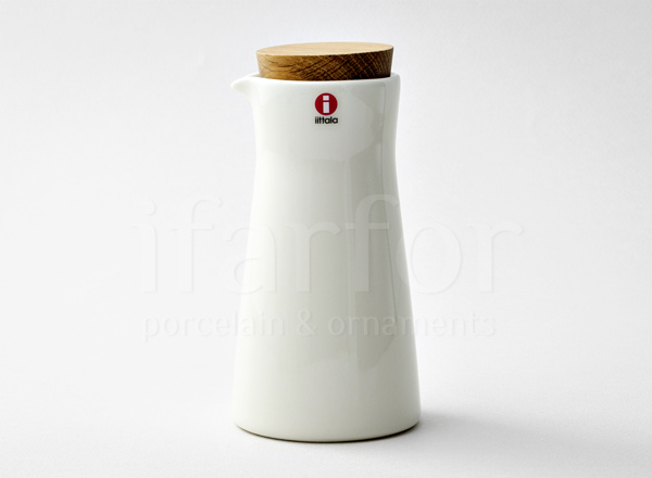 Jug with a lid Teema (white) 
