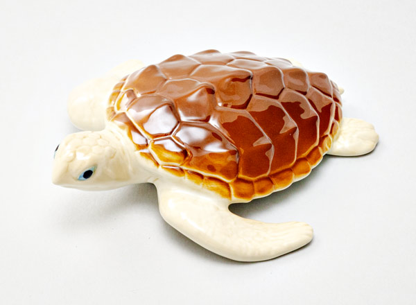 Скульптура Черепаха большая белая 1