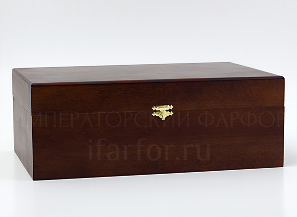 Шкатулка на 6 шаров для елочных игрушек Шкатулка коричневая Шкатулка