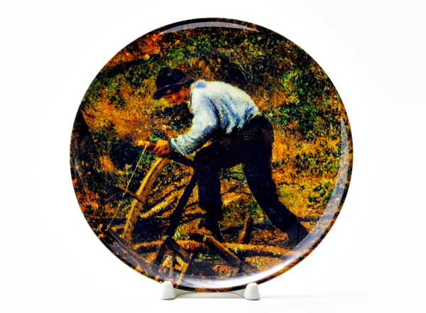 Декоративная тарелка Писсарро Камиль Хризантемы в китайской вазе