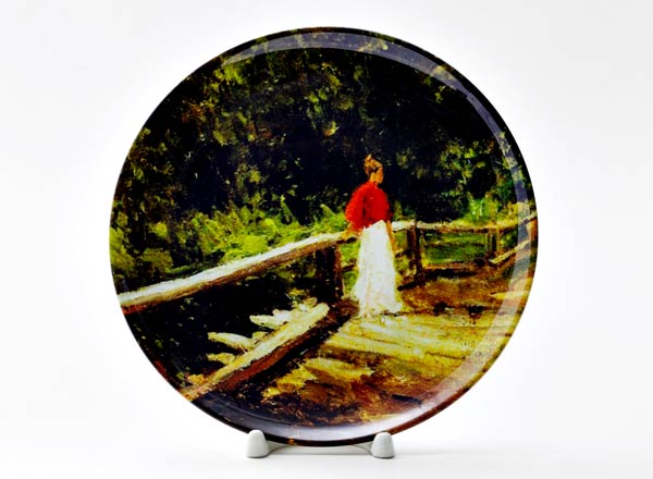 Декоративная тарелка Коровин Константин Алексеевич Мостик