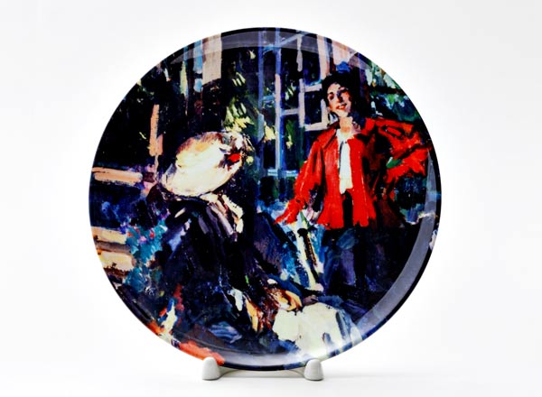 Декоративная тарелка Коровин Константин Алексеевич У окна