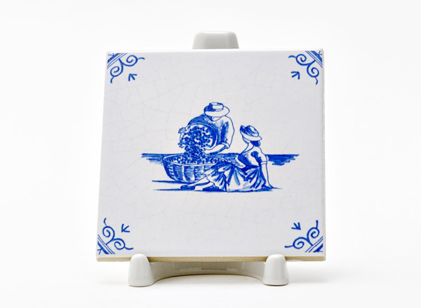 Изразец Голландский. Рабочий полдень