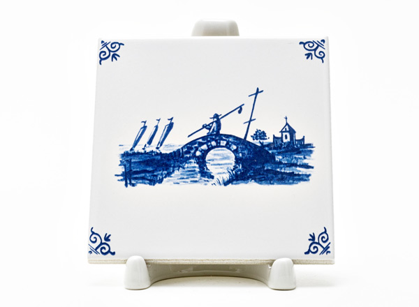 Изразец Голландский. На мосту