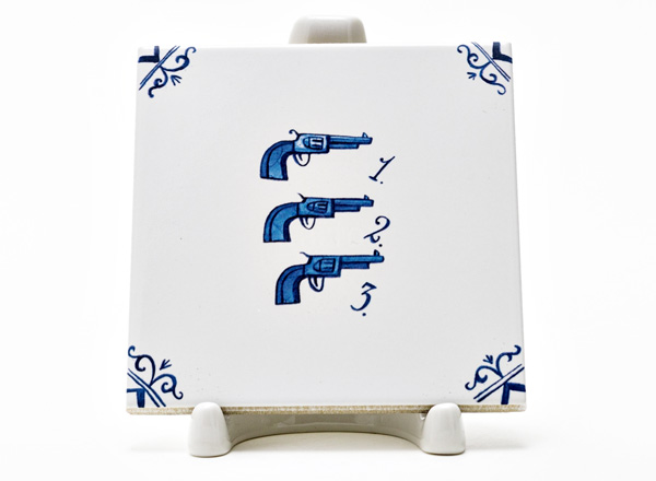 Изразец Голландский. Три Кольта