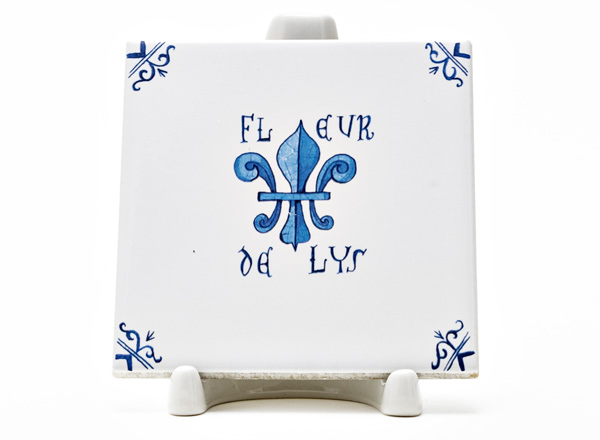 Изразец Голландский. Fleur de Lys