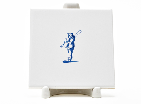 Изразец Голландский. Птицелов