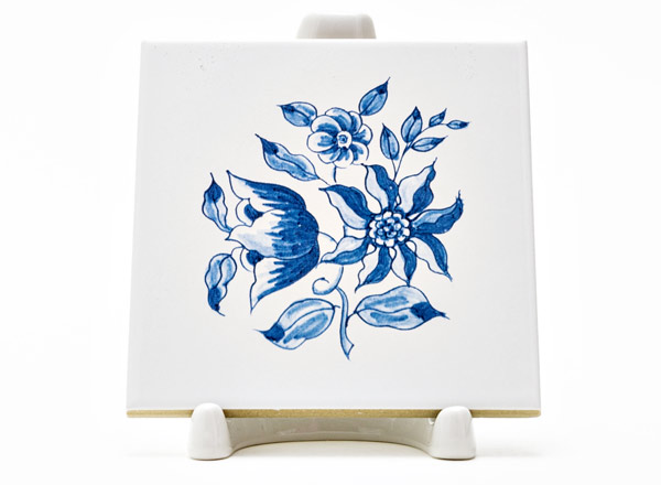 Изразец Голландский. Цветок