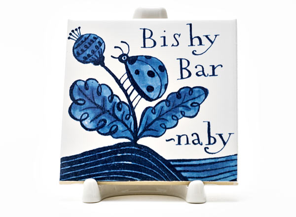 Изразец Голландский. Божья коровка