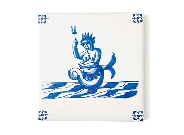Изразец Голландский. Нептун