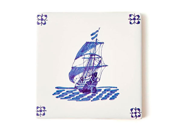 Изразец Голландский. Фрегат 5