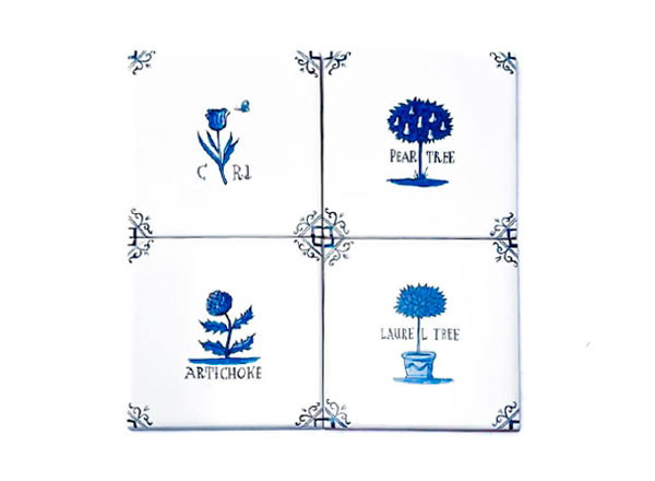 Набор изразцов Голландский. Садоводство