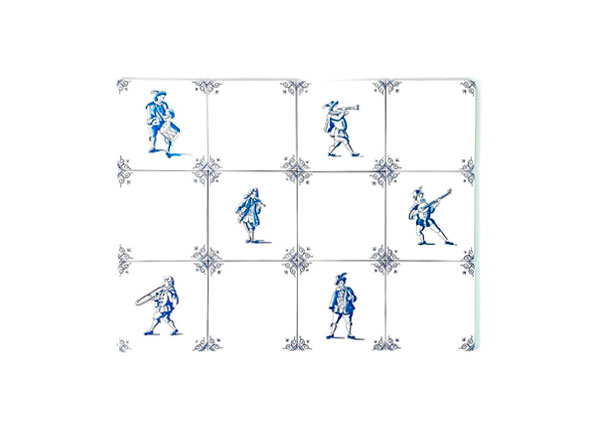 Набор изразцов Голландский. Музыкантты 2