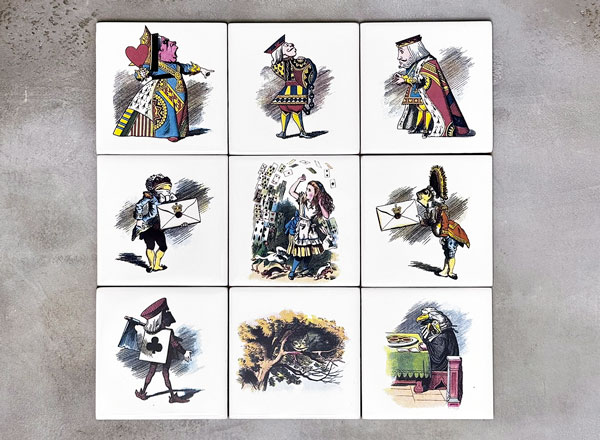 Набор изразцов Судебное заседание