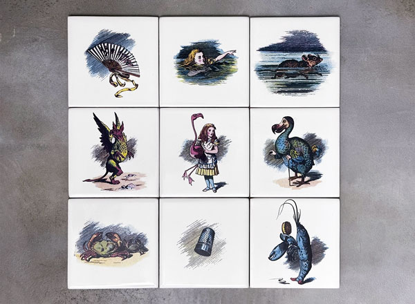 Набор изразцов Знакомство с обитателями Страны Чудес