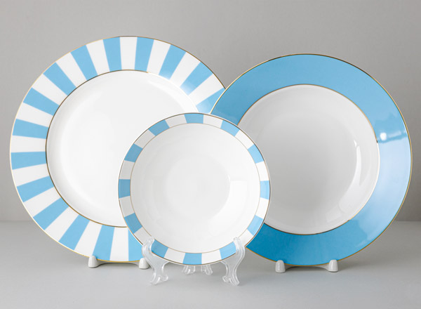 Набор столовый Алиса лазурный Прима