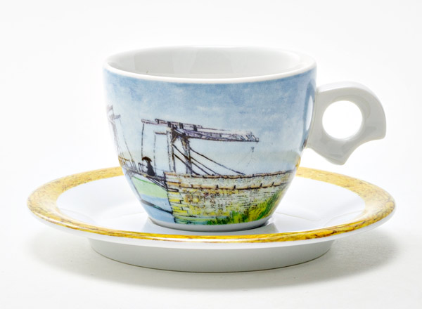 Чашка с блюдцем кофейная Ван Гог. Канал DOVA