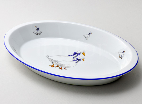 Форма для запекания овальная Гуси Овальная