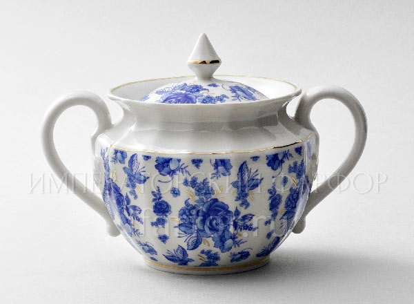 Сахарница Астра голубая Ампир