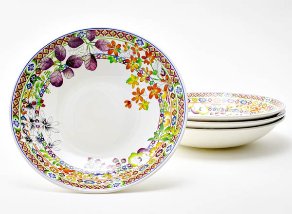 Набор тарелок глубоких BAGATELLE GIEN Шампань