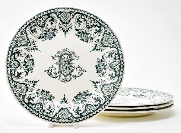 Набор тарелок столовый MONOGRAMME DEPAREILLEES GIEN Шампань