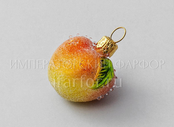 Елочная игрушка Ягоды и фрукты. Яблочко