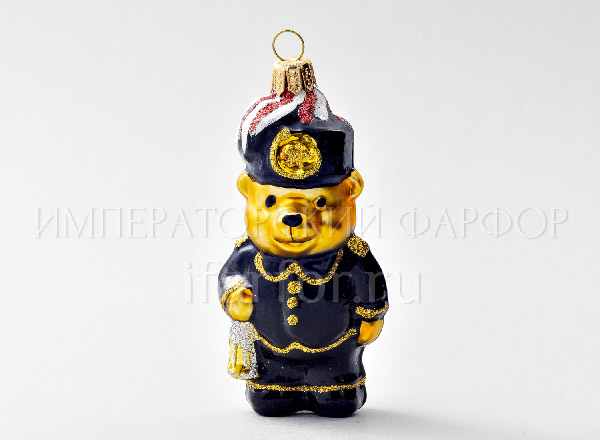 Елочная игрушка Мишка Тедди. Мишка Тедди Шахтер