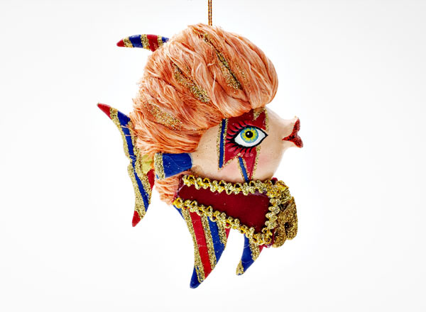 Елочная игрушка Рыбка Боуи