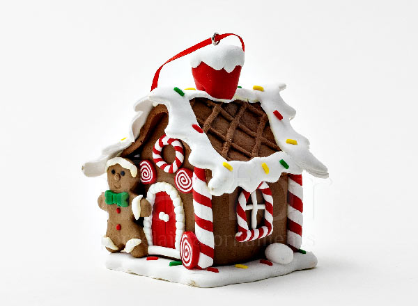 Елочная игрушка Пряничный домик 2