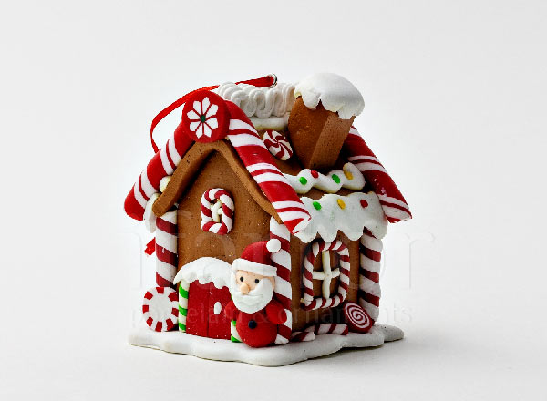 Елочная игрушка Пряничный домик 3