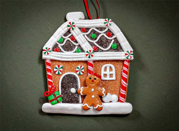 Елочная игрушка Пряничный домик 1