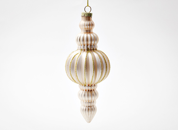 Елочная игрушка Веретено матовое