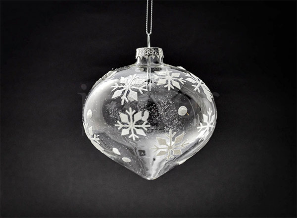 Елочная игрушка Капля Снежинки