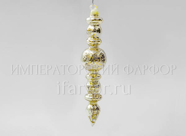 Елочная игрушка Веретено большое 1