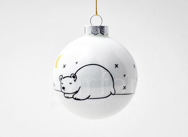 Christmas tree toy Christmas ball Polar bear